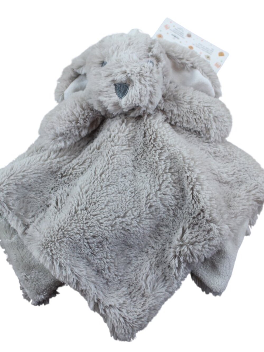 Oobles Puppy Dog Plush Security Blanket Lovey Baby Infant Rattle Toy NWT